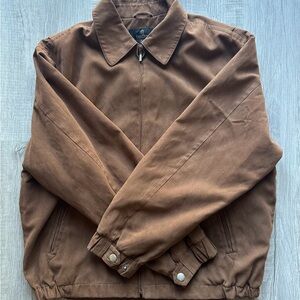 Gary Player Men's Brown Bomber Jacket